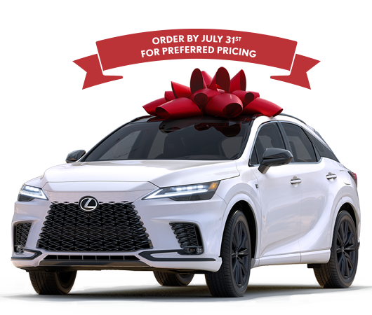 Lexus RX with a Bow